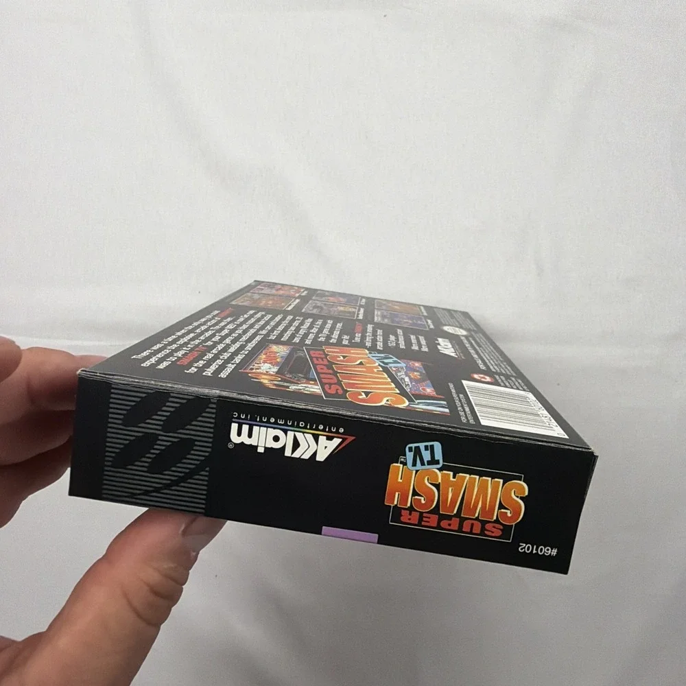 Super Smash T.V. Box Only Authentic Super Nintendo SNES